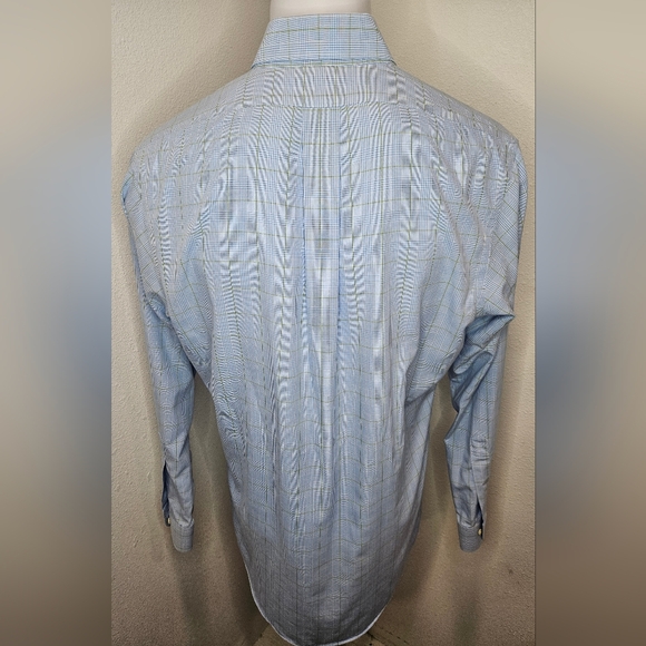 Brooks Brothers Plaid Men's Longsleeve Button-Down 16-35 - Picture 4 of 8
